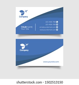 new style business card template 
