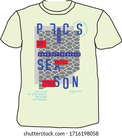 new style chest t shirt design vector