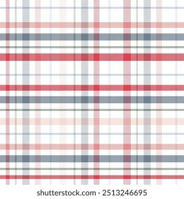 New style Christmas plaid tartan textile vector seamless repeat pattern.