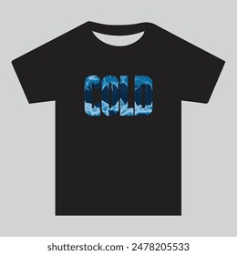 new style cold typography t-shirt design