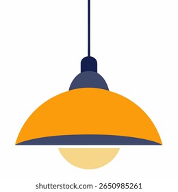 new style electric pendant hanging light, bulb vector icon on white background