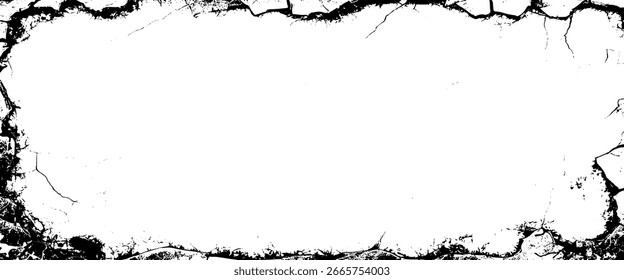 Nuevo estilo grunge marco borde Fondo
