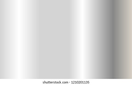 New style realistic metal gradient. Vector illustration