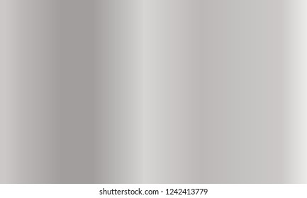 New style realistic silver gradient. Vector illustration
