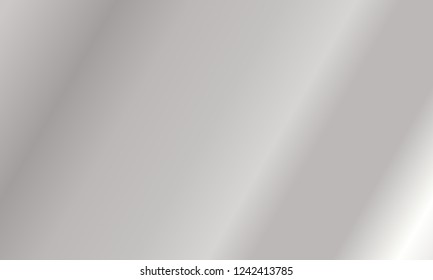 New style realistic silver gradient. Vector illustration
