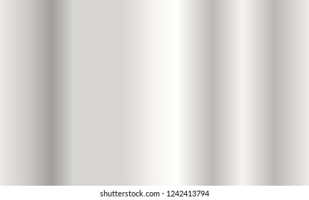 New style realistic silver gradient. Vector illustration
