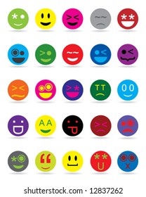 New Style Smile Face Icons