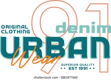 New Style T-shirt design typography.Vector print
