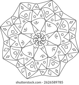 New Style Vector Mandala Design 