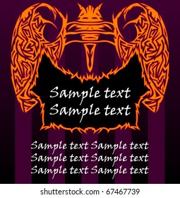 New styled ornate background, for text and other