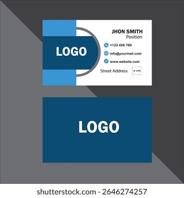 New stylish 
Business card template 