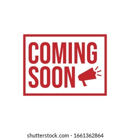 New stylish coming soon sign. an icon for website page site and offline banner. coming Soon stamp vector illustration
