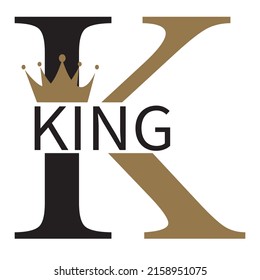 new stylish fashionable king t-shirt design