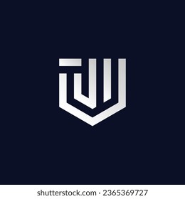 New and Stylish J Letter. JJ Initial Logo Design