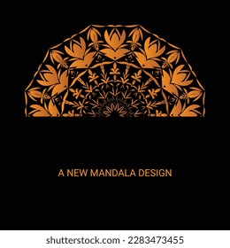 UN NUEVO DISEÑO DE MANDALA ELEGANTE
