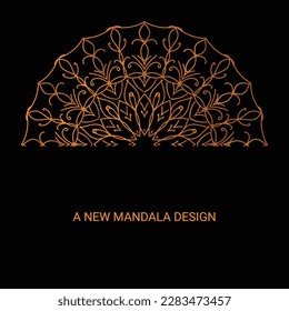 EIN NEUES STYLISCHES MANDALA-DESIGN