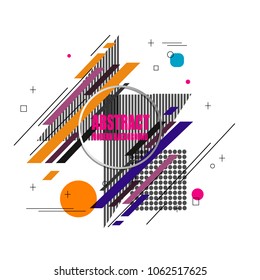 new Stylish modern abstract background banner label sticker web illustration with geometric polygonal triangular design vector