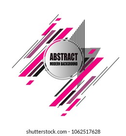 new Stylish modern abstract background banner label sticker web illustration with geometric polygonal triangular design vector