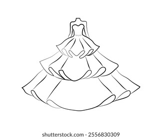  New Stylish Party Wear  Vector Art