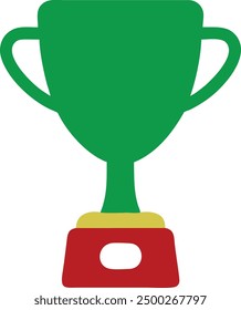new stylish trophy icon design