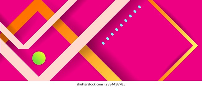 New Summer Barbie pink background Bright color design backgrounds template summer juicy background with geometric elements.jpg