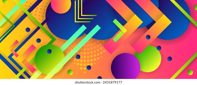 New Summer Fresh pink background Bright color design backgrounds template summer juicy background with geometric element