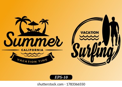 New summer logo collection for beach point