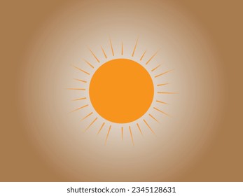New Sun vector stock illustration