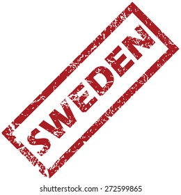 New Sweden grunge rubber stamp on a white background. Vector illustration