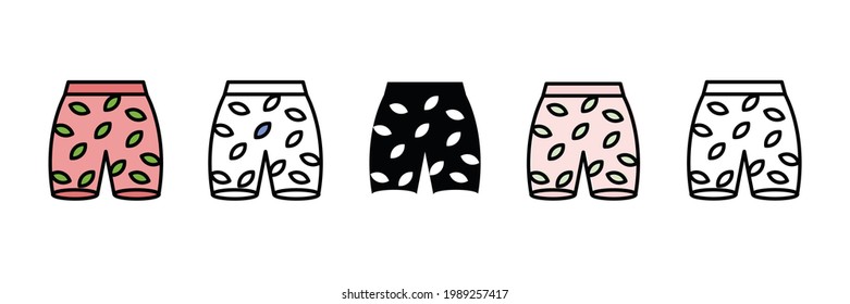 new swimwear vector type icon