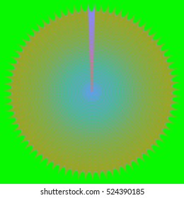 New symmetrical abstract mandala. Decorative object can be used for wallpaper, pattern fills, web pages, surface textures.