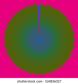 New symmetrical abstract mandala. Decorative object can be used for wallpaper, pattern fills, web pages, surface textures.
