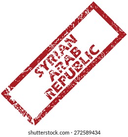 New Syrian Arab Republic grunge rubber stamp on a white background. Vector illustration