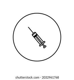 new syringe icon design vector 