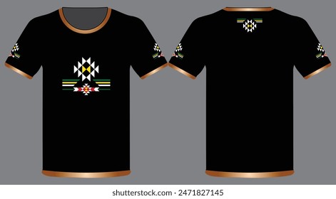 new t shirt design traditional vintage colorful printable vector illustration.