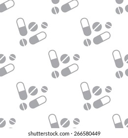 New Tablets white and black seamless pattern for web design. Vector symbol