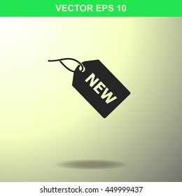 NEW tag icon. Illustration for business.