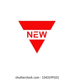 New tag icon label sticker template