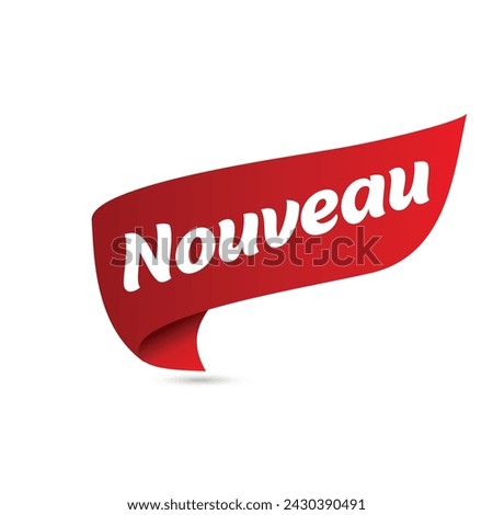 new tag with modern style