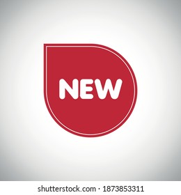 New tag - vector format sale tag