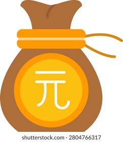 New Taiwan Dollar Flat Style Icon Design