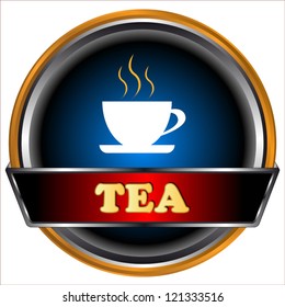 New tea icon on a white background