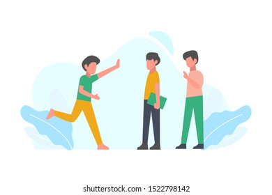 New team member concept vector illustration concept for web landing page template, banner, flyer and presentation