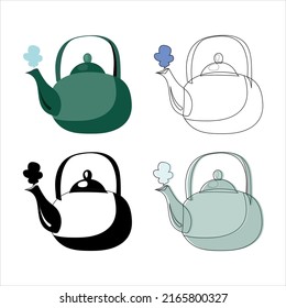 new teapot vector type icon