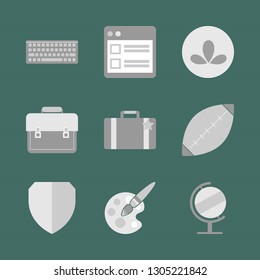 New technologies. Business icon set. Vector format.