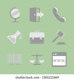 New technologies. Business icon set. Vector format.