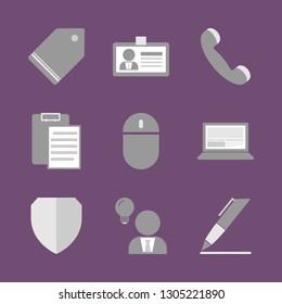 New technologies. Business icon set. Vector format.