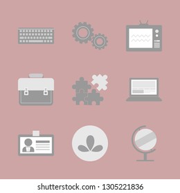 New technologies. Finance and banking icon set.