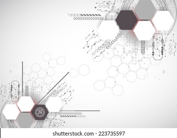 New technology business background