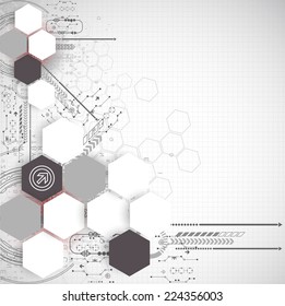 New technology business background